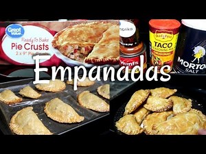 Cómo hacer EMPANADAS FÁCIL Y RÁPIDO // Empanadas con PIE CRUSTS //How to make easy Empanadas.