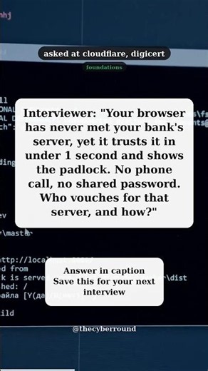 Certificates and PKI: how your browser trusts a site | cybersecurity interview
