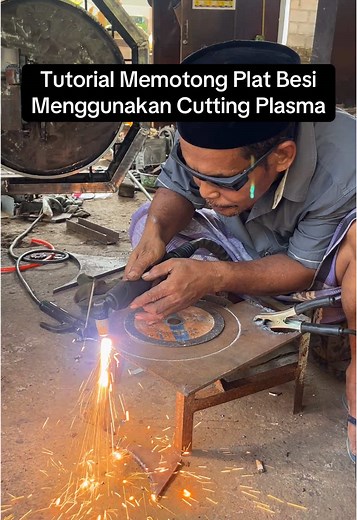 Tutorial Memotong Plat Besi Tebal Menggunakan Cutting Plasma
