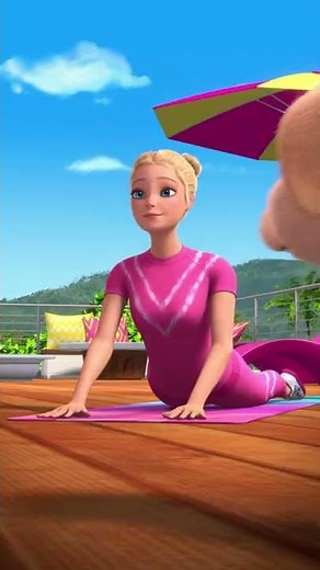 BARBIE, le bêtisier du yoga avec Taffy ! 🐶🤣 | Barbie Vlogs | Barbie Français