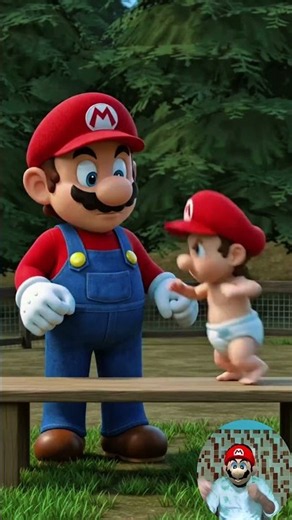 Baby Mario Almost Won! 😱 Mario vs Baby Mario #shorts