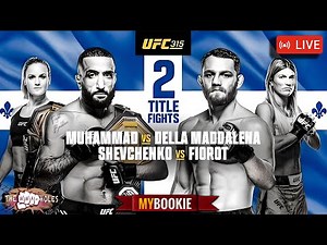 🔴UFC 315: Belal Muhammad x Jack Della Maddalena + Shevchenko x Fiorot | LIVE STREAM!