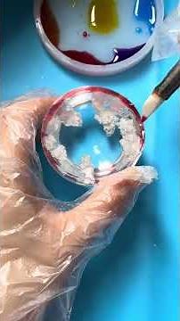 How to make clouds ☁️ and rainbow 🌈 in epoxy resin