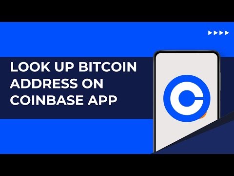How to Look Up Bitcoin Address on Coinbase App