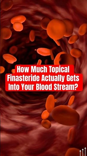 How much topical Finasteride actually gets into your bloodstream? #Finasteride #DrHopkirk #hairloss