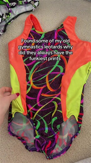 Old Gymnastics Leotards: Why Were Their Prints So Funky?