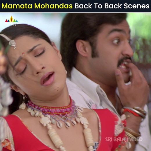 754K views · 20K reactions | Mamtha Mohandas Best Scenes Back to Back #Yamadonga #MamthaMohandas #JrNTR #Priyamani #MohanBabu #Brahmanandam #MSNarayana #Ali #SrinivasReddy #SSRajamouli #TeluguScenes #BestScenes #BacktoBack #ActressBacktoBack #MamthaMohandasVideos #SriBalajiVideo | Sri Balaji Video | Facebook