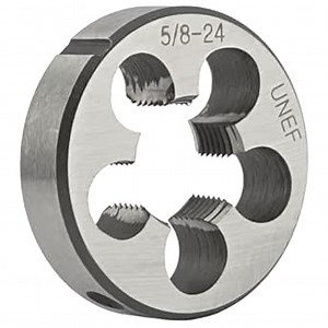 5/8"-24 UNEF Round Die, Right Hand Machine Thread Die 5/8 x 24 UNEF