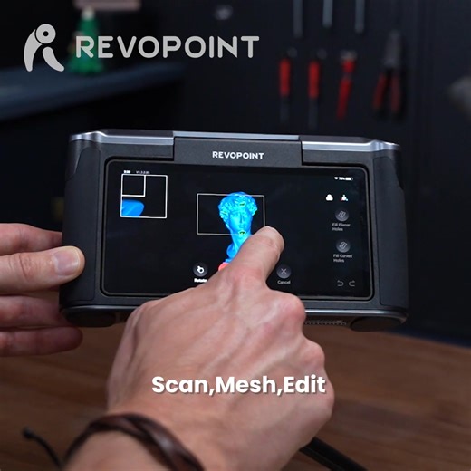 ⚡A seismic shift in 3D scanning is here. 🔥Boasting both big and small object scanning capabilities, this standalone 3D scanner is ready to transform your 3D scanning workflows with its versatility and affordability. 📣New Customers Get 5% OFF ✅Small to Large All-in-one Scanning ✅No Cables, No PC Needed ✅Single-frame Accuracy Up to 0.04 mm ✅Up to 20 FPS Scanning Speed: Fast and Efficient ✅Single-shot & Continuous Modes ✅Photogrammetric Length Accuracy 0.02 mm 0.05 mm x L (m) Use Code: NEWREVO5👉