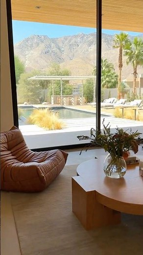 Architectural home for sale in Palm Springs. See full tour below in Desert Home Tours #realestate
