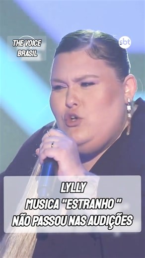 LILLY ,MUSICA "ESTRANHO" /NÃO PASSSOU NAS AUDIÇÕES.. #thevoice #thevoicebrasil