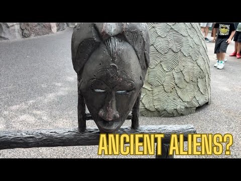Alien Sculpture at the Zoo?! 👽 