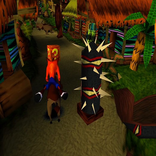 crash bandicoot playstation 1 hog wild gameplay | Aura Games Network