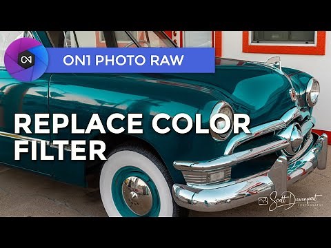 The Replace Color Filter - ON1 Photo RAW 2021