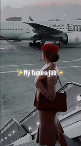 Future Flight Attendant🫦 #myfuture #myfuturejob #flightattendant #flight #cabincrew