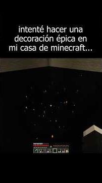 I tried to build an epic decoration in my Minecraft house...