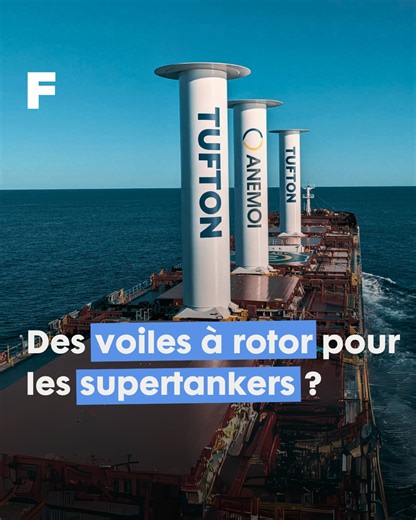 Ces voiles mécaniques sont peut-être l’avenir de la navigation maritime dans le monde. 🚢💨🌍 Les voiles à rotor d'ANEMOI Marine Technologies propulsent les navires géants grâce au vent. 🌬️ Elles réduisent significativement la consommation de carburant de 5 à… 30 % ! ♻️ Légères et résistantes, ces voiles sont déployables depuis le pont, facilitant les opérations de fret et minimisant les soucis de tirant d'air. Bien que dépendantes du vent, elles modernisent les flottes mondiales, répondant éga