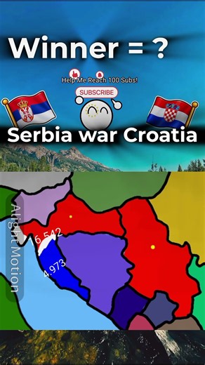 Who will win? Serbia vs Croatia #war