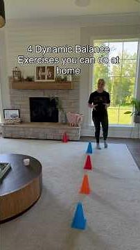 Fix Your Balance With These 4 Cone Drills! 🏠 #stability #mobility #shorts