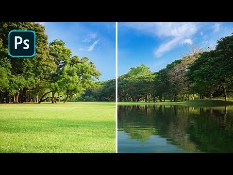 Create Water with Displacement Map in Photoshop