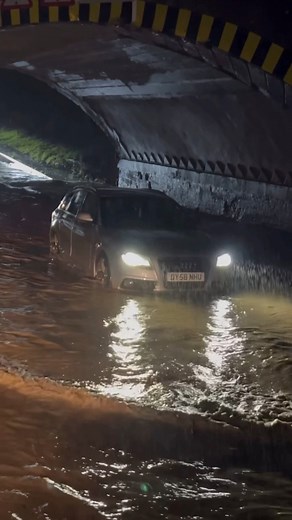 136K views · 2.4K reactions | Game Over For This Audi Driver… #Whoops #StuckInFlood #FloodedEngine #AudiA4 #Failed #Fails #CarsvFlood #FYP #foryou #carvflood #UK #Weather (YouTube: BENGREGERS ☑️) | Bengregers | Facebook