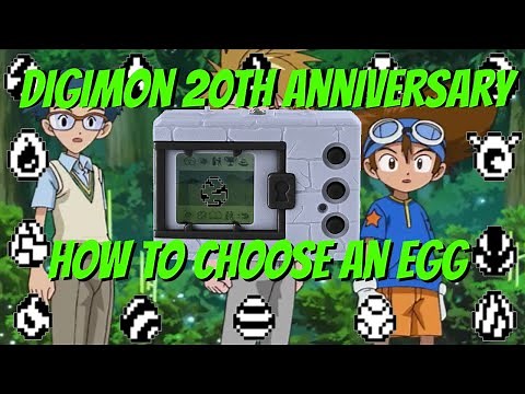 Egg Selection Explained | Digimon 20th Anniversary Vpet Digivice