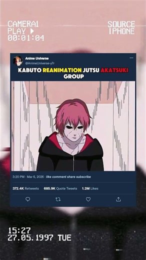 REANIMATION JUTSU AKATSUKI #animeshorts #kabutor #narutoshippuden #viralvideo #foryouyoutube