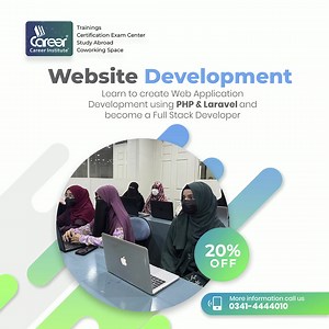 Learn HTML, CSS, JavaScript, PHP & Laravel to create professional websites and launch your career as a web developer. | Career Institute | Facebook