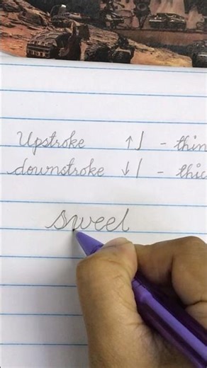 Easy Calligraphy with Pencil for Beginners #handwriting