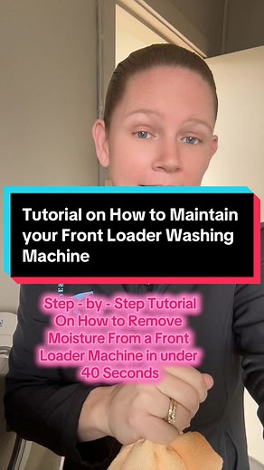 Front Loader Washing Machine Maintenance Tutorial
