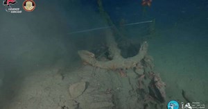 Pela 1ª vez, mergulhadores italianos descobrem navio de 1500