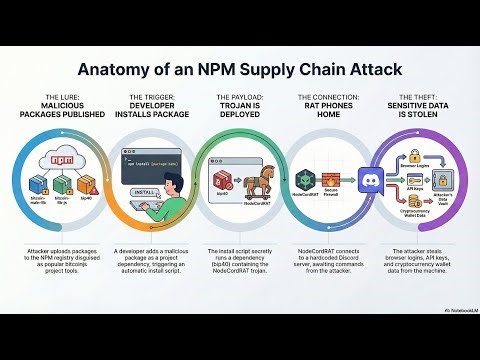 3 Malicious NPM Packages Stealing Your Secrets. NodeCordRAT Malware Explained