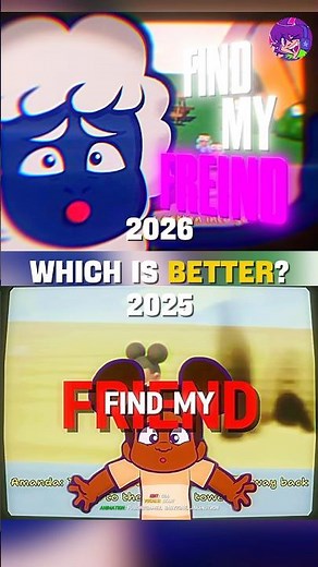 Play My Way 2025 Version VS 2026! #amanda #playmyway #amandatheadventurer #tadc #animation