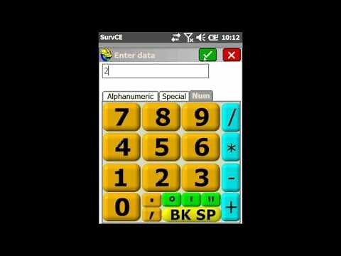 Carlson SurvCE Tutorial: Staking an Offset