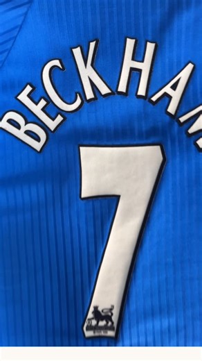 Full90vintage on Instagram: "Beckham. Number 7. Pure football heritage. Subbuteo meets one of the most iconic shirts ever made. Precision, legacy, detail. This isn’t just a kit. It’s football history. Vintage. Authentic. Timeless. #Beckham7 #Subbuteo #FootballHeritage #VintageFootball #classickits"