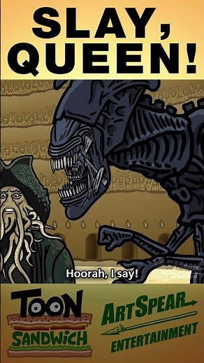 What Alien Romulus was missing - TOON SANDWICH #funny #alien #crossover #marvel #dc #transformers