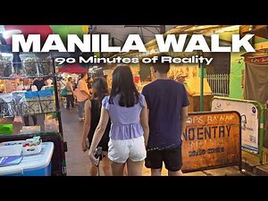 Watch This Before Visiting Manila Philippines [4K WALK]