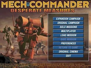 Necronalysis: MechCommander Gold