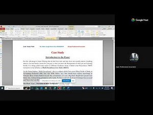 Case Study with Apex (Nov 2024) - Introduction