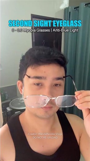 SecondSight Myopia Glasses 👓 Anti-Blue Light Protection for Everyday Use!