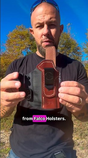 Falco Holsters - half leather / half kydex. Model 911 L 🤘