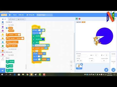 Vẽ và tô hình tròn trong Scratch (How to draw and paint a circle with Scratch)