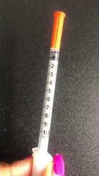 This Is How We Use Insulin Syringes #pharmacology #nursing