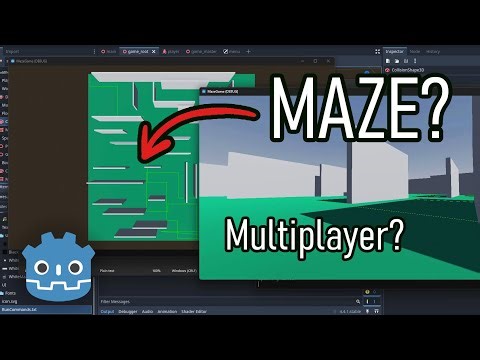 GODOT Multiplayer Maze Party Game | Devlog 1 – Escape the Maze!