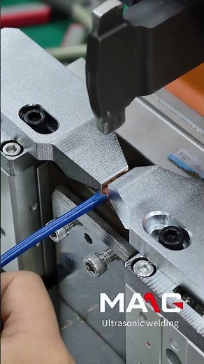 MAAG ultrasonic wiring harness segment welding machine