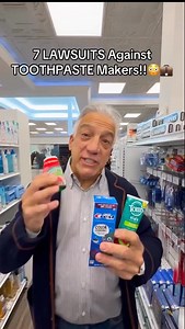 7 LAWSUITS Against Toothpaste Makers!!?😳🦷 #toothpaste #health #DrGerry #dentistry #wellness | Dr. Gerry Curatola