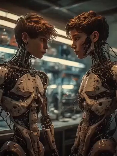 Cyborg boys experiment #AIboys #AIart #AIlove #cyborg