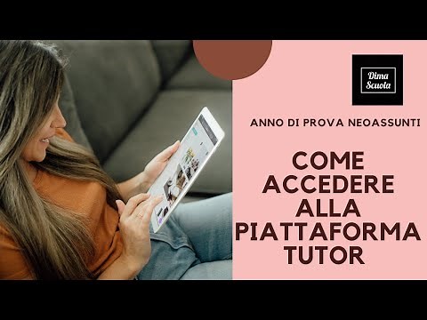 Tutor Neoassunti: Accesso piattaforma INDIRE