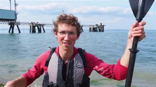 Adventurer completes River Thames source to sea 200-mile project in Kent, UK