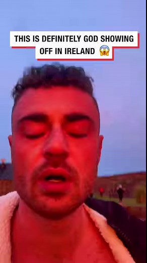 This is definitely god showing off in Ireland 😱 #ireland #irish #irishwether #irishnature #amazing #sunsests #sunrise | LADbible Ireland